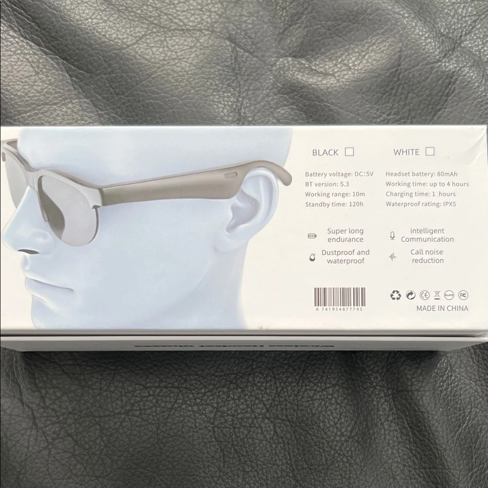 Wireless Headset Glasses XG88 Pro in Black